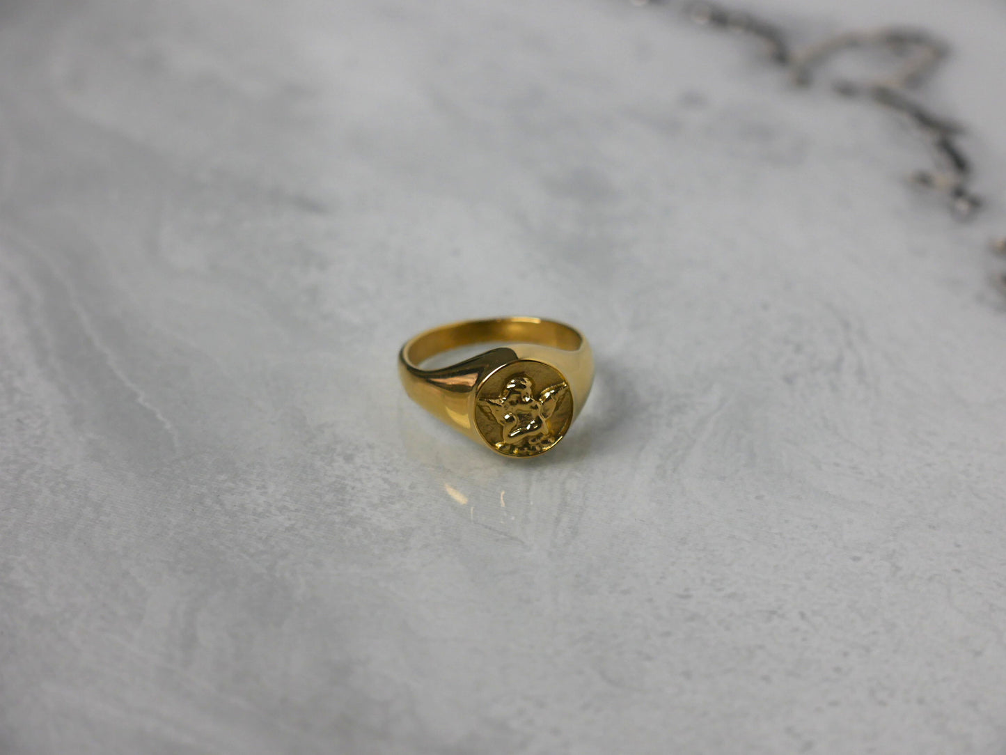 Angel Signet Ring