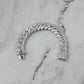 Cuban Baguette Bracelet White Gold