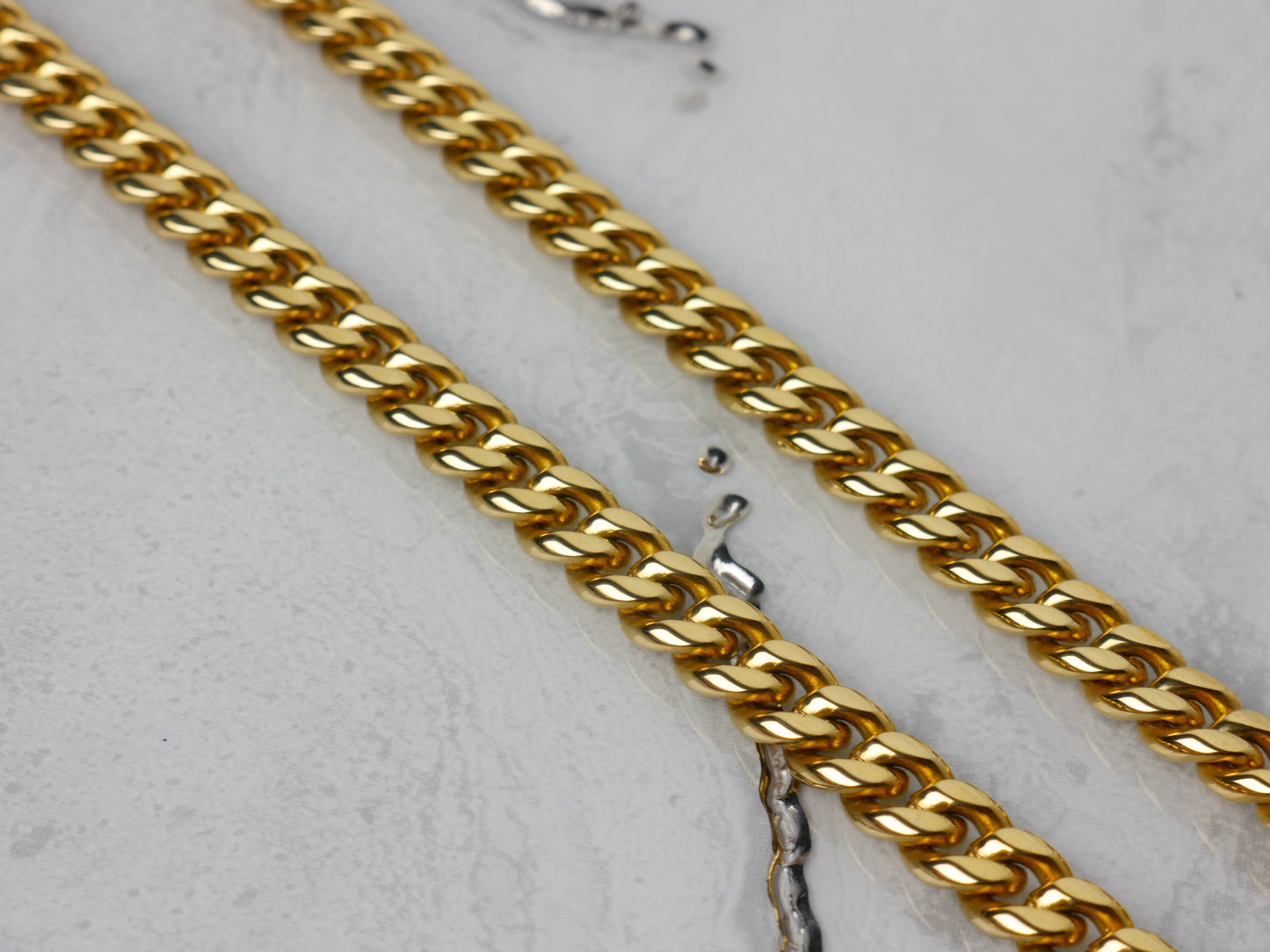 10mm Miami Cuban Chain Gold