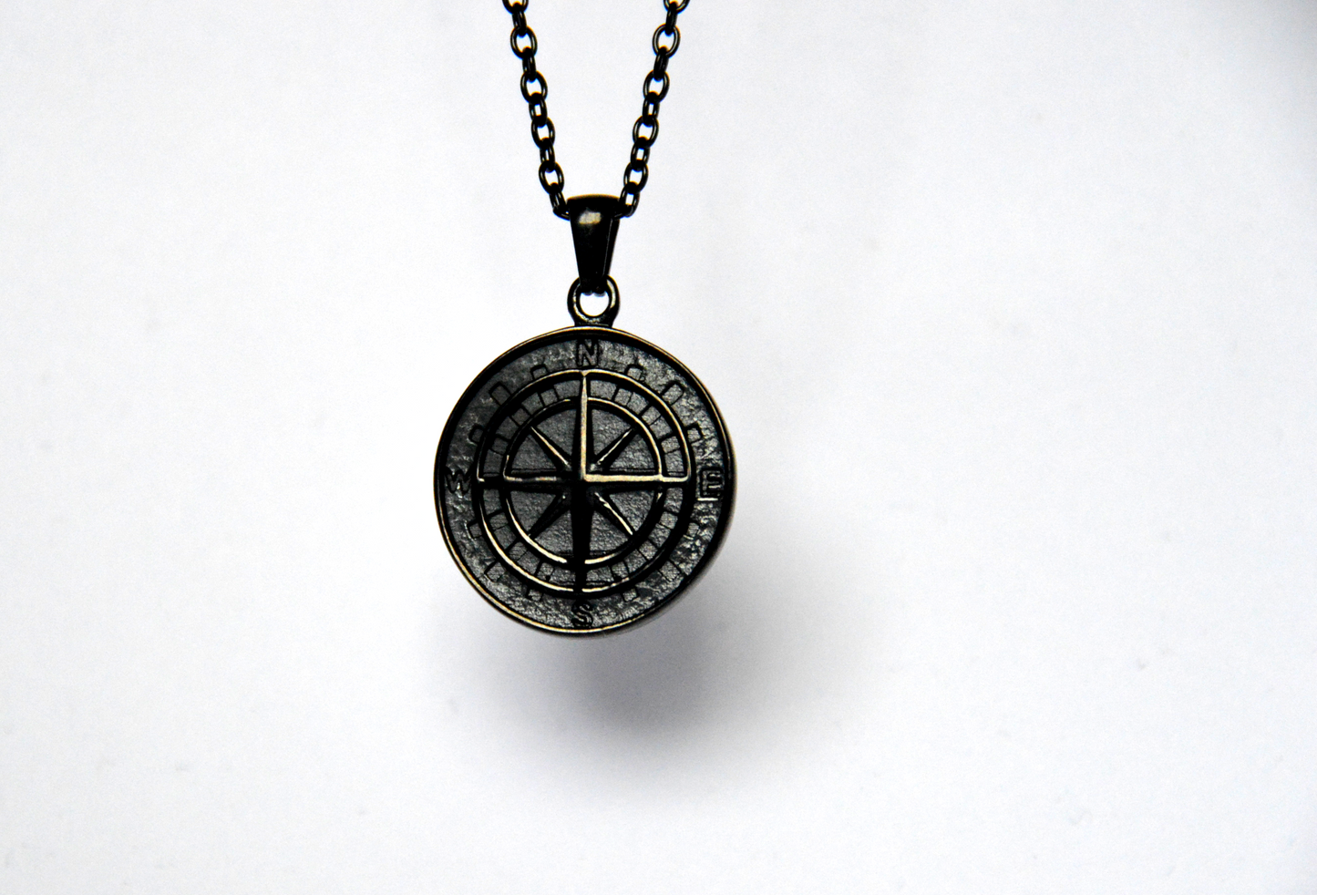 Black Compass Pendant