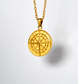 Gold Compass Pendant