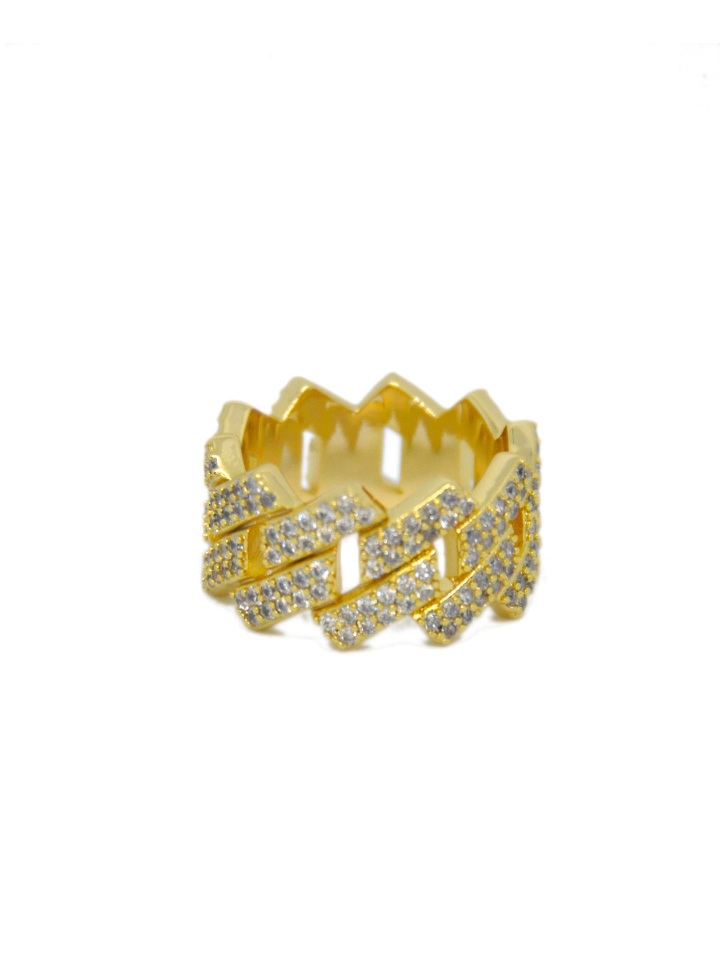 Monaco Link Ring Gold