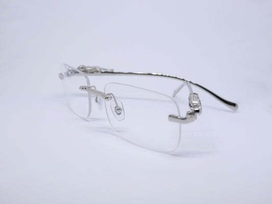 Silver Leopard Glasses