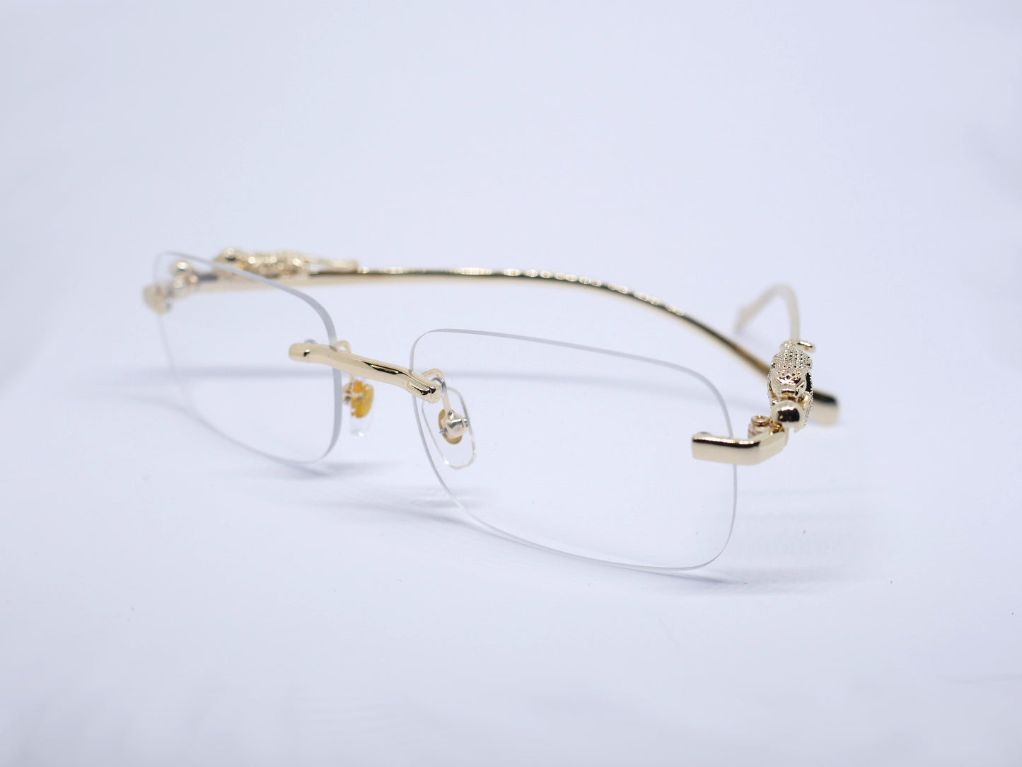 Gold Leopard Glasses