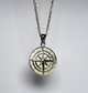 Silver Compass Pendant