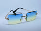 Premium Sunset Rimless Sunglasses