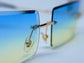 Premium Sunset Rimless Sunglasses