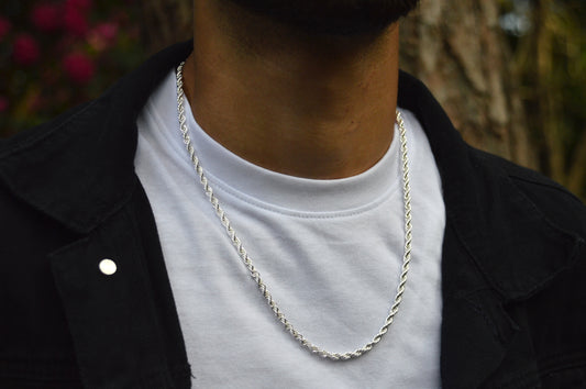 925 Sterling Silver Rope Chain